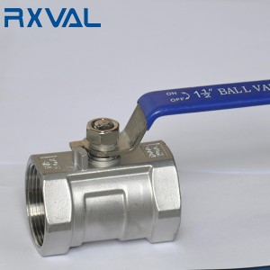 1 Piece Stainless Steel Ball Valve 1000 psi