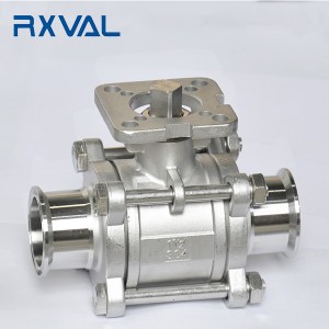 3-PC ISO 5211 Mountain Pad Ball Valve 1000 WOG