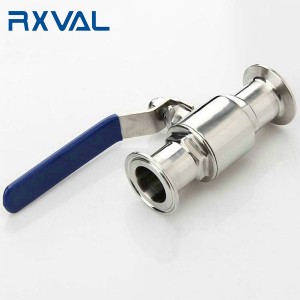 SMS Sanitary Ball Valve Clamp End