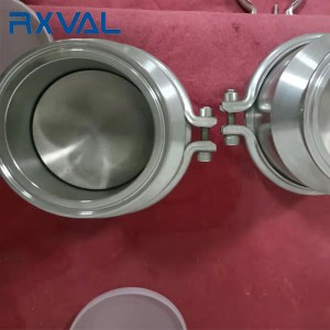 Factory Supply Food Grade Sanitary Clamp Ends 316L Stainless Steel Check Valve
